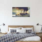 De slag om de Golf van Riga, augustus 1915, 1940 Canvas Afdruk (Insitu (Slaapkamer))