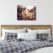 De slag om de Pyramides, 21 juli 1798 Canvas Afdruk (Insitu (Slaapkamer))