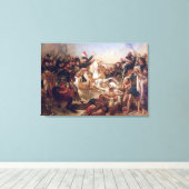 De slag om de Pyramides, 21 juli 1798 Canvas Afdruk (Insitu (Houten vloer))