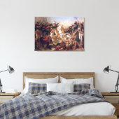 De slag om de Pyramides, 21 juli 1798 Canvas Afdruk (Insitu (Slaapkamer))