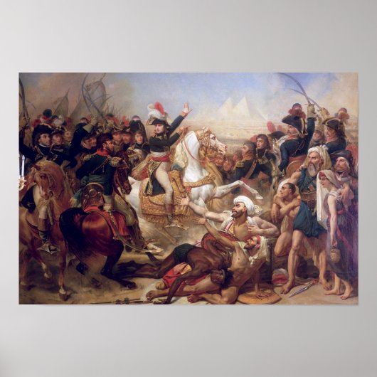 De slag om de Pyramides, 21 juli 1798 Poster (Voorkant)