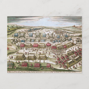De slag om de witte berg op 8 november 1620 briefkaart