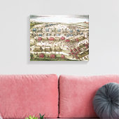 De slag om de witte berg op 8 november 1620 canvas afdruk (Insitu (Woonkamer))