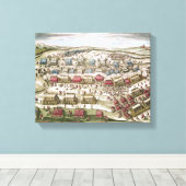 De slag om de witte berg op 8 november 1620 canvas afdruk (Insitu (Houten vloer))