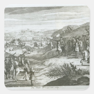 De slag om Edgehill, 23 oktober 1642 Vierkante Sticker