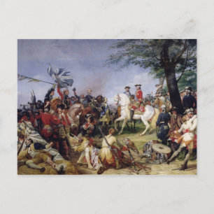 De slag om Fontenoy, 11 mei 1745, 1828 Briefkaart