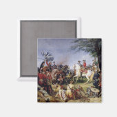 De slag om Fontenoy, 11 mei 1745, 1828 Magneet (Voorkant / Achterkant)
