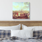 De slag om Fontenoy, 11 mei 1745 Canvas Afdruk (Insitu (Slaapkamer))