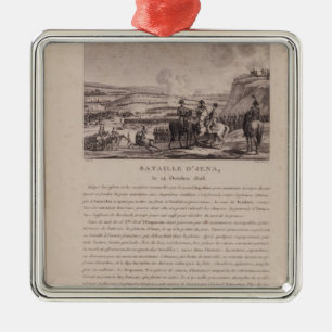 De slag om Jena, 14 oktober 1806 Metalen Ornament