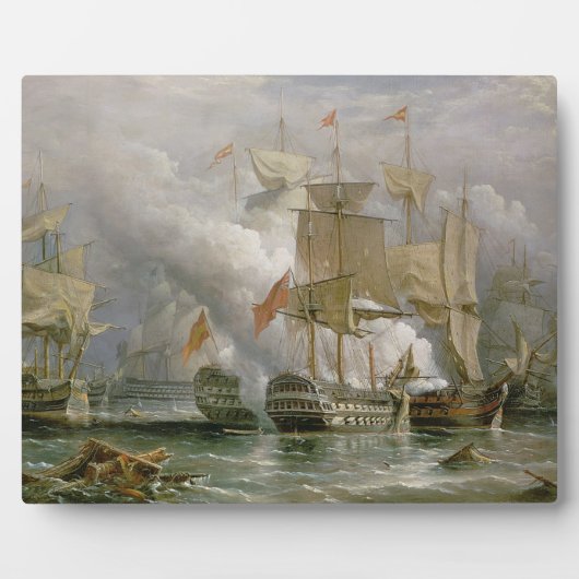 De slag om Kaap Saint Vincent, 14 februari 1797 Fotoplaat (Voorkant)