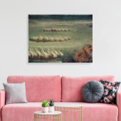 De slag om Lepanto, 7 oktober 1571 Canvas Afdruk (Insitu (Woonkamer))