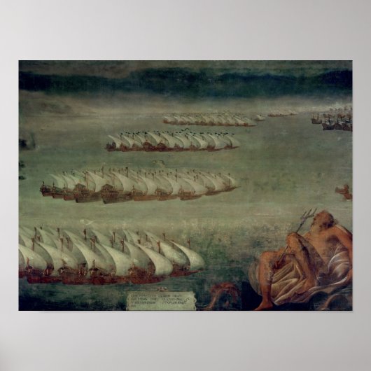 De slag om Lepanto, 7 oktober 1571 Poster (Voorkant)