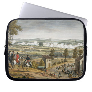 De slag om Lutzen, 2 mei 1813, gegraveerd door Edm Laptop Sleeve