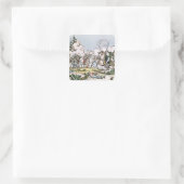 De slag om Moskou, 7 september 1812 Vierkante Sticker (Tas)