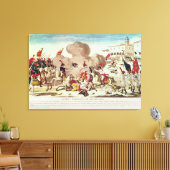 De slag om Ostrolenka Canvas Afdruk (Insitu (Woonkamer))