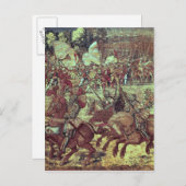 De slag om Pavia, 24 februari 1525 Briefkaart (Voorkant / Achterkant)