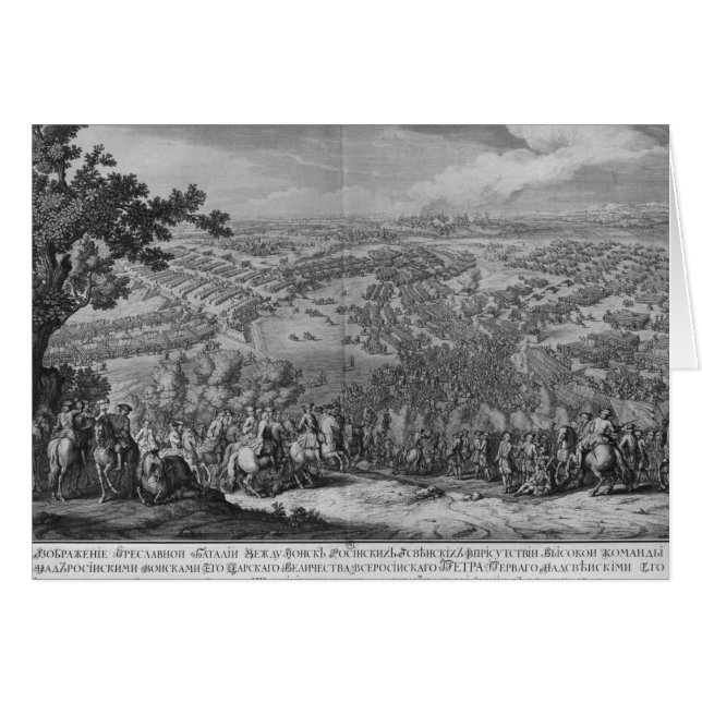 De slag om Poltava (Voorkant Horizontaal)