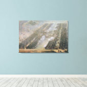 De slag om Poltava, 1750 Canvas Afdruk (Insitu (Houten vloer))