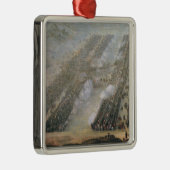 De slag om Poltava, 1750 Metalen Ornament (Rechts)