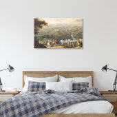De slag om Poltava 2 Canvas Afdruk (Insitu (Slaapkamer))