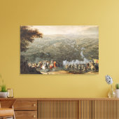 De slag om Poltava 2 Canvas Afdruk (Insitu (Woonkamer))