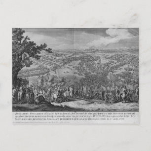 De slag om Poltava Briefkaart