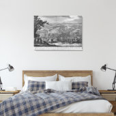 De slag om Poltava Canvas Afdruk (Insitu (Slaapkamer))