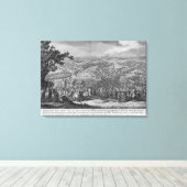 De slag om Poltava Canvas Afdruk (Insitu (Houten vloer))