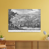 De slag om Poltava Canvas Afdruk (Insitu (Woonkamer))