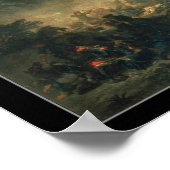 De slag om Poltava in 1709, 1717 Poster (Hoek)