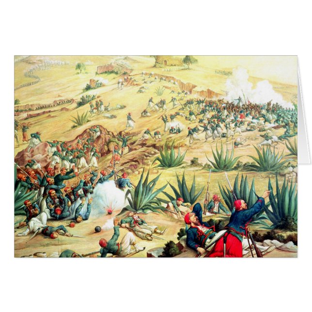 De slag om Puebla, 5 mei 1862 (Voorkant Horizontaal)