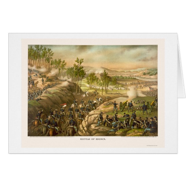 De slag om Resaca van Kurz en Allison 1864 (Voorkant Horizontaal)