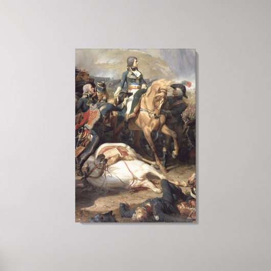De slag om Rivoli, 1844 Canvas Afdruk (Voorkant)