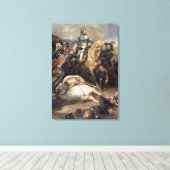 De slag om Rivoli, 1844 Canvas Afdruk (Insitu (Houten vloer))