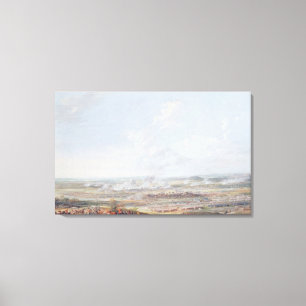 De slag om Rocoux, 11 oktober 1746, 1784 Canvas Afdruk