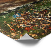 De slag om San Jacinto, Henry Arthur McArdle Poster (Hoek)