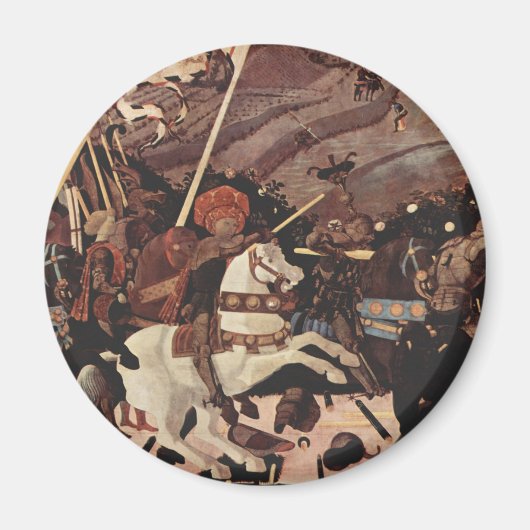 De slag om San Romano Deel II Magneet (Voorkant)