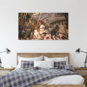 De slag om San Romano (middeleeuwse oorlogsindelin Canvas Afdruk (Insitu (Slaapkamer))