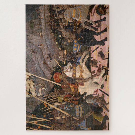 De slag om San Romano (middeleeuwse oorlogsindelin Legpuzzel (Verticaal)