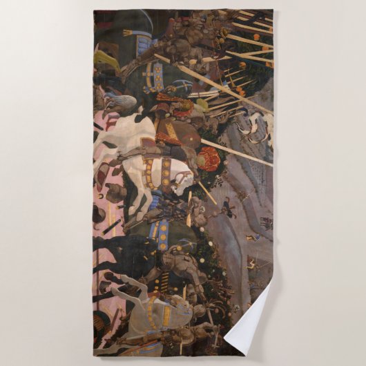 De slag om San Romano (middeleeuwse oorlogsindelin Strandlaken (Voorkant)