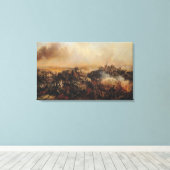 De slag om Sebastopol Canvas Afdruk (Insitu (Houten vloer))