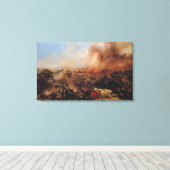 De slag om Sebastopol Canvas Afdruk (Insitu (Houten vloer))