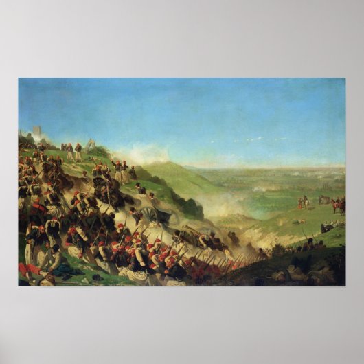 De slag om Solferino, 24 juni 1859 Poster (Voorkant)