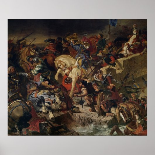 De slag om Straatsburg, 21 juli 1242, 1837 Poster (Voorkant)