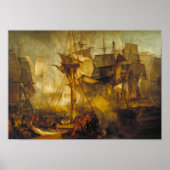 De slag om Trafalgar 1806 J. M. William Turner Poster (Voorkant)