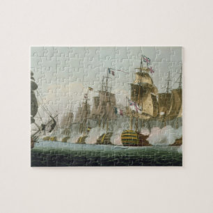 De slag om Trafalgar, 21 oktober 1805, Engrav Legpuzzel