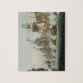 De slag om Trafalgar, 21 oktober 1805, Engrav Legpuzzel (Verticaal)