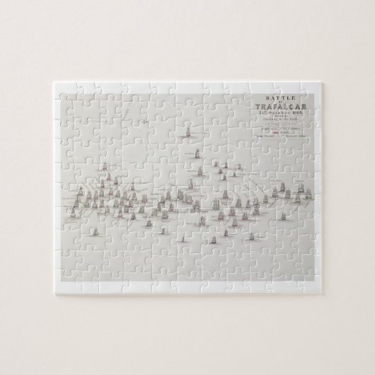 De slag om Trafalgar, 21 oktober 1805, Positi Legpuzzel (Horizontaal)