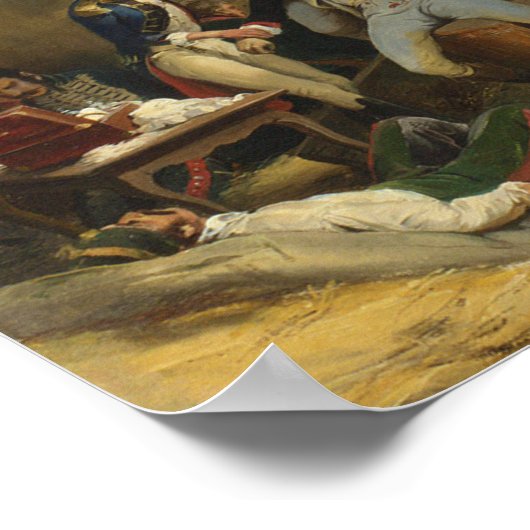 De slag om Valmy door Jean-Baptiste Mauzaisse Poster (Hoek)