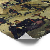 De slag om Villejuif, Siege of Paris, 1870 Poster (Hoek)